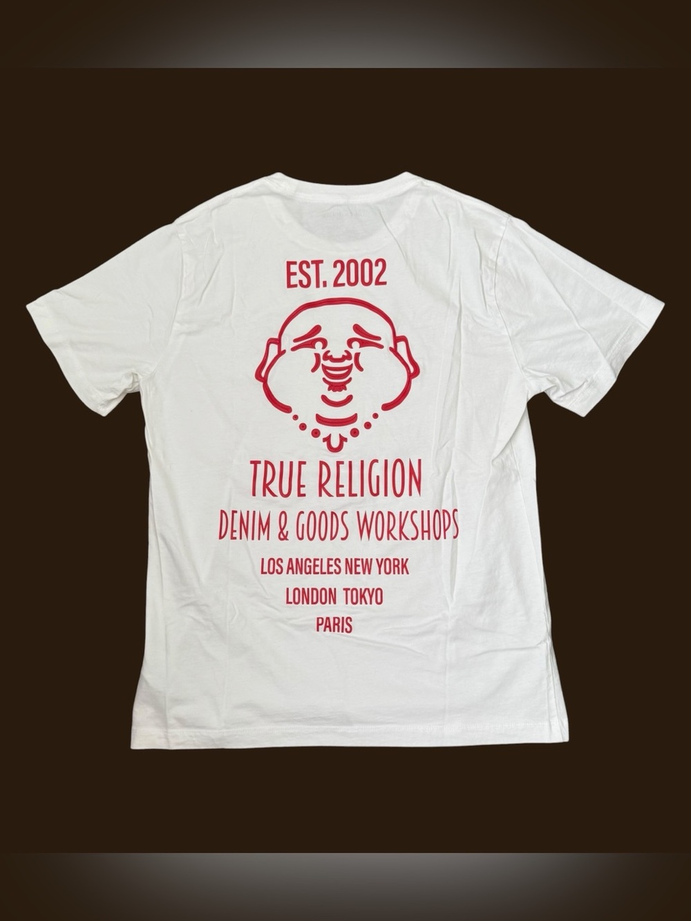 True Religion Buddha White Shirt